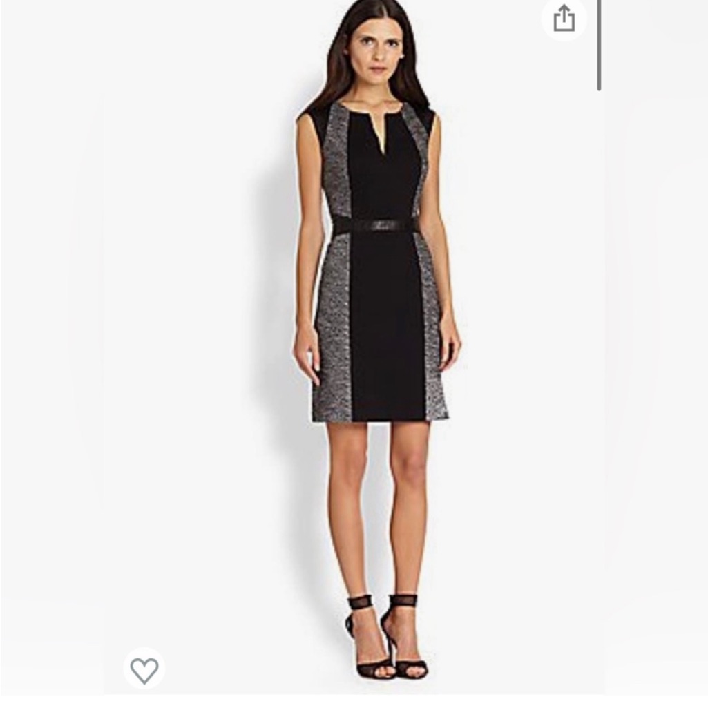Rebecca Taylor Fitted Black Dress